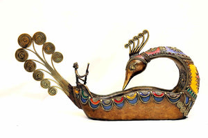 Brass Gond Peacock